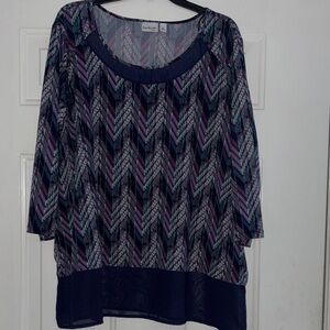 Kim Rogers Woman’s Blouse 3XL